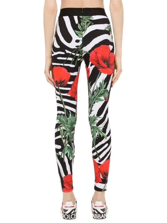 DOLCE&GABBANA Poppy & Zebra-Print Leggings 8 DOLCE&GABBANA Poppy & Zebra-Print Leggings - Image 6
