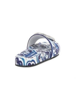 DOLCE&GABBANA Logo Printed Leather Slides -Deals DOLCE&GABBANA Store unnamed file 1567