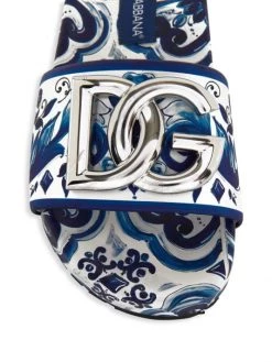 DOLCE&GABBANA Logo Printed Leather Slides -Deals DOLCE&GABBANA Store unnamed file 1568