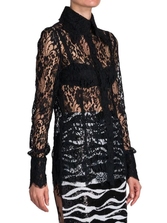DOLCE&GABBANA Open Lace Shirt 6 DOLCE&GABBANA Open Lace Shirt - Image 4