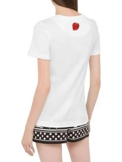 DOLCE&GABBANA Poppy & Zebra-Print Logo T-Shirt -Deals DOLCE&GABBANA Store unnamed file 1586