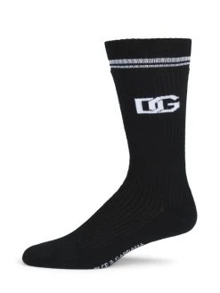DOLCE&GABBANA DG Logo Calf Socks For Men White -Deals DOLCE&GABBANA Store unnamed file 1593