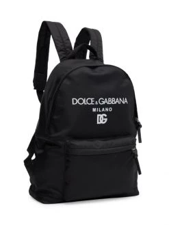 DOLCE&GABBANA Kid's Logo Nylon-Blend Backpack For Kids
