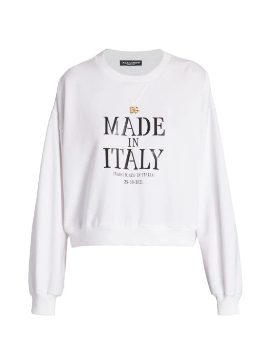 DOLCE&GABBANA Made In Italy Oversized Sweatshirt 3 DOLCE&GABBANA Made In Italy Oversized Sweatshirt