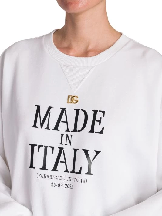 DOLCE&GABBANA Made In Italy Oversized Sweatshirt 8 DOLCE&GABBANA Made In Italy Oversized Sweatshirt - Image 6