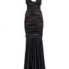 DOLCE&GABBANA Ruched Silk Gown