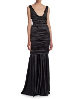 DOLCE&GABBANA Ruched Silk Gown 10 DOLCE&GABBANA Ruched Silk Gown -Deals DOLCE&GABBANA Store unnamed file 1652
