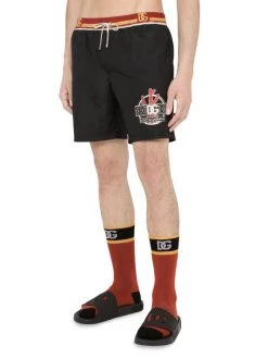 DOLCE&GABBANA Logo-Band Swim Shorts For Men -Deals DOLCE&GABBANA Store unnamed file 1693