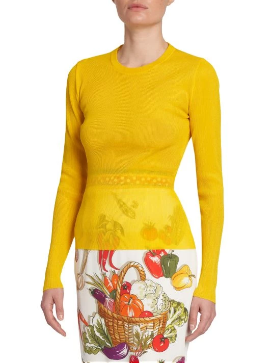 DOLCE&GABBANA Capri Ribbed Long-Sleeve Top 6 DOLCE&GABBANA Capri Ribbed Long-Sleeve Top - Image 4