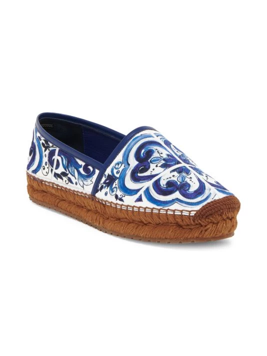 DOLCE&GABBANA Brocade Printed Espadrilles 4 DOLCE&GABBANA Brocade Printed Espadrilles - Image 2