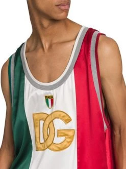 DOLCE&GABBANA Tricolor Satin Logo Jersey For Men 13 DOLCE&GABBANA Tricolor Satin Logo Jersey For Men -Deals DOLCE&GABBANA Store unnamed file 1732