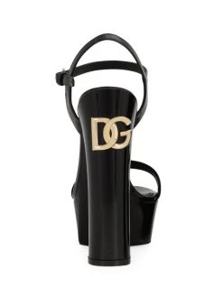 DOLCE&GABBANA Keira Patent Leather Platform Sandals -Deals DOLCE&GABBANA Store unnamed file 1782