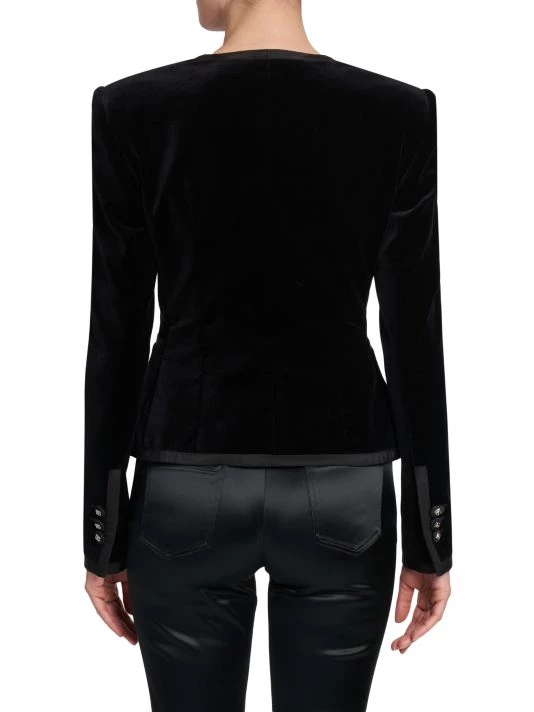 DOLCE&GABBANA Zebra Double-Breasted Velvet Jacket 7 DOLCE&GABBANA Zebra Double-Breasted Velvet Jacket - Image 5