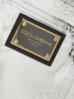 DOLCE&GABBANA Dripping Cotton Jeans For Men -Deals DOLCE&GABBANA Store unnamed file 1810