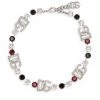DOLCE&GABBANA Palladium Crystal Embellished Logo Necklace -Deals DOLCE&GABBANA Store unnamed file 1811