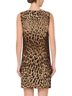 DOLCE&GABBANA Sleeveless Leopard Print Minidress -Deals DOLCE&GABBANA Store unnamed file 1817
