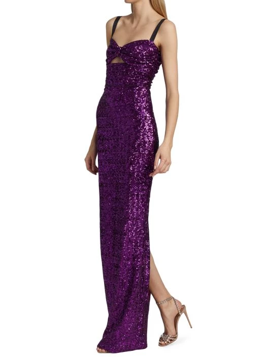 DOLCE&GABBANA Sleeveless Sequin-Embellished Gown 4 DOLCE&GABBANA Sleeveless Sequin-Embellished Gown - Image 2