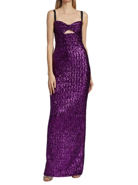 DOLCE&GABBANA Sleeveless Sequin-Embellished Gown 5 DOLCE&GABBANA Sleeveless Sequin-Embellished Gown - Image 3