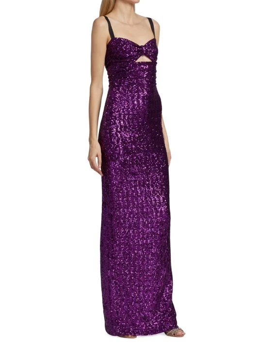 DOLCE&GABBANA Sleeveless Sequin-Embellished Gown 6 DOLCE&GABBANA Sleeveless Sequin-Embellished Gown - Image 4