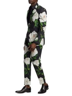DOLCE&GABBANA 2-Piece Floral Print Cotton Suit For Men -Deals DOLCE&GABBANA Store unnamed file 1867
