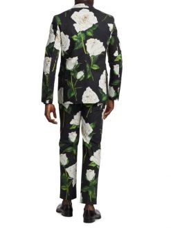 DOLCE&GABBANA 2-Piece Floral Print Cotton Suit For Men -Deals DOLCE&GABBANA Store unnamed file 1868
