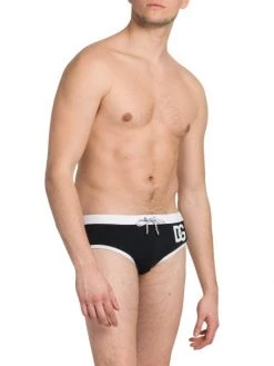 DOLCE&GABBANA Logo Swim Briefs For Men -Deals DOLCE&GABBANA Store unnamed file 1886