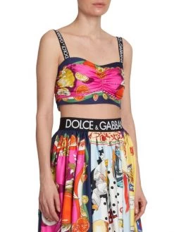 DOLCE&GABBANA Capri Cropped Painterly Silk Top 11 DOLCE&GABBANA Capri Cropped Painterly Silk Top -Deals DOLCE&GABBANA Store unnamed file 1892