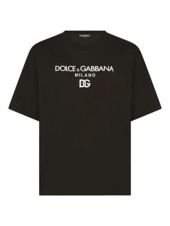 DOLCE&GABBANA Logo T-Shirt For Men Nero -Deals DOLCE&GABBANA Store unnamed file 1903