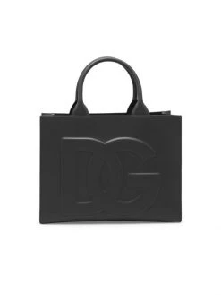 DOLCE&GABBANA Small Beatrice Logo Leather Tote Nero -Deals DOLCE&GABBANA Store unnamed file 193