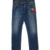 DOLCE&GABBANA Boy's Embroidered Jeans For Kids 2 DOLCE&GABBANA Boy's Embroidered Jeans For Kids -Deals DOLCE&GABBANA Store unnamed file 1940