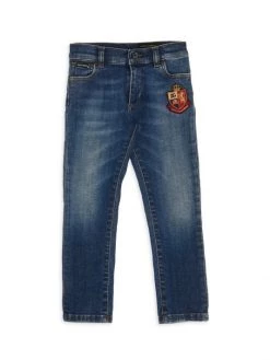 DOLCE&GABBANA Boy's Embroidered Jeans For Kids