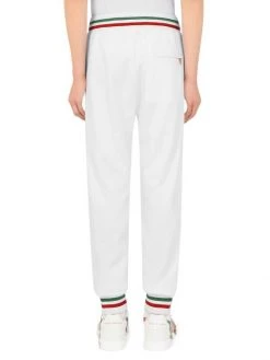 DOLCE&GABBANA Stripe-Trim Cotton Joggers For Men -Deals DOLCE&GABBANA Store unnamed file 1946
