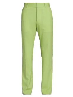 DOLCE&GABBANA Single-Pleated Wool-Blend Pants For Men