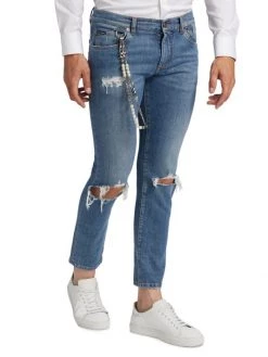 DOLCE&GABBANA Embellished Ripped Skinny Jeans For Men -Deals DOLCE&GABBANA Store unnamed file 197