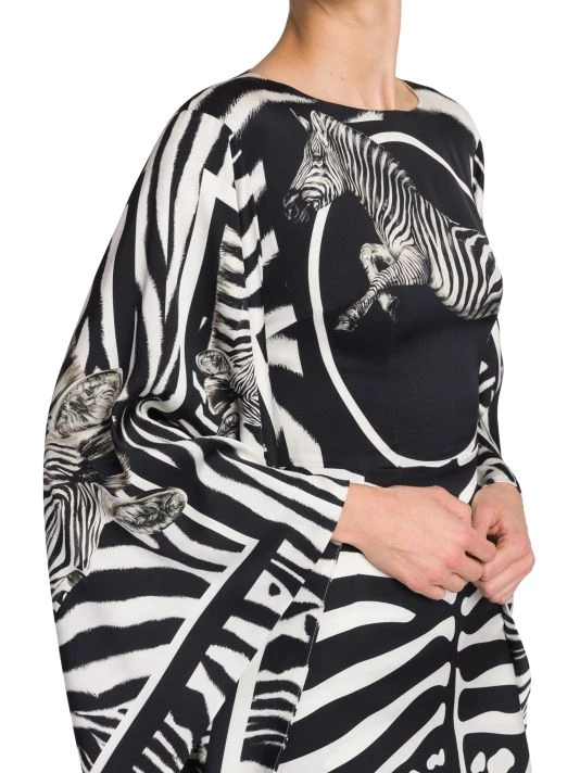 DOLCE&GABBANA Zebra Charmeuse Zebra-Print Maxi Dress 8 DOLCE&GABBANA Zebra Charmeuse Zebra-Print Maxi Dress - Image 6