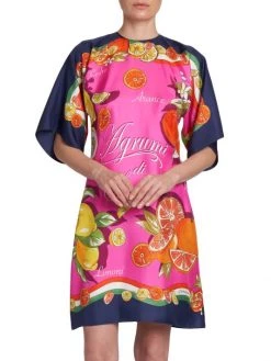 DOLCE&GABBANA Capri Painterly Colorblocked Silk Minidress -Deals DOLCE&GABBANA Store unnamed file 1985