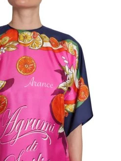 DOLCE&GABBANA Capri Painterly Colorblocked Silk Minidress -Deals DOLCE&GABBANA Store unnamed file 1988