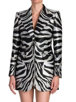 DOLCE&GABBANA Zebra Print Jacquard Blazer -Deals DOLCE&GABBANA Store unnamed file 2004