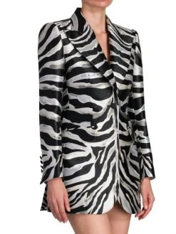DOLCE&GABBANA Zebra Print Jacquard Blazer -Deals DOLCE&GABBANA Store unnamed file 2005