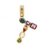DOLCE&GABBANA Rainbow Alphabet 18K Yellow Gold & Multi Gemstone Initial T Charm -Deals DOLCE&GABBANA Store unnamed file 204