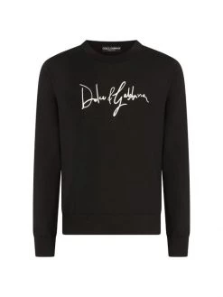 DOLCE&GABBANA Embroidered Logo Sweater For Men
