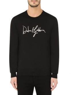 DOLCE&GABBANA Embroidered Logo Sweater For Men -Deals DOLCE&GABBANA Store unnamed file 2046