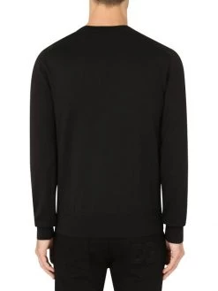 DOLCE&GABBANA Embroidered Logo Sweater For Men -Deals DOLCE&GABBANA Store unnamed file 2047