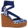 DOLCE&GABBANA Lola Printed Brocade Espadrille Ankle-Wrap Wedges -Deals DOLCE&GABBANA Store unnamed file 2072