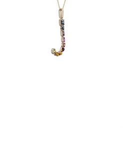 DOLCE&GABBANA Rainbow Alphabet 18K Gold & Gemstone Initial J Pendant Necklace -Deals DOLCE&GABBANA Store unnamed file 208