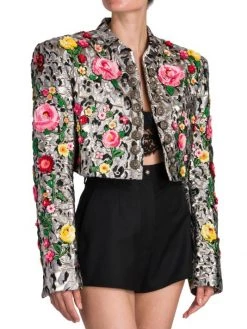 DOLCE&GABBANA Sequined Jacquard Crop Jacket 11 DOLCE&GABBANA Sequined Jacquard Crop Jacket -Deals DOLCE&GABBANA Store unnamed file 2109