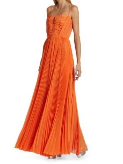 DOLCE&GABBANA Collection W Ruched & Pleated Chiffon Gown -Deals DOLCE&GABBANA Store unnamed file 211