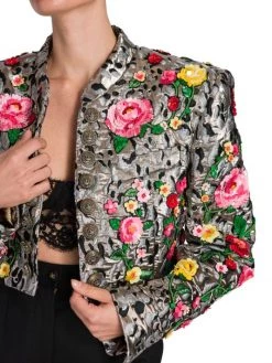 DOLCE&GABBANA Sequined Jacquard Crop Jacket 13 DOLCE&GABBANA Sequined Jacquard Crop Jacket -Deals DOLCE&GABBANA Store unnamed file 2111