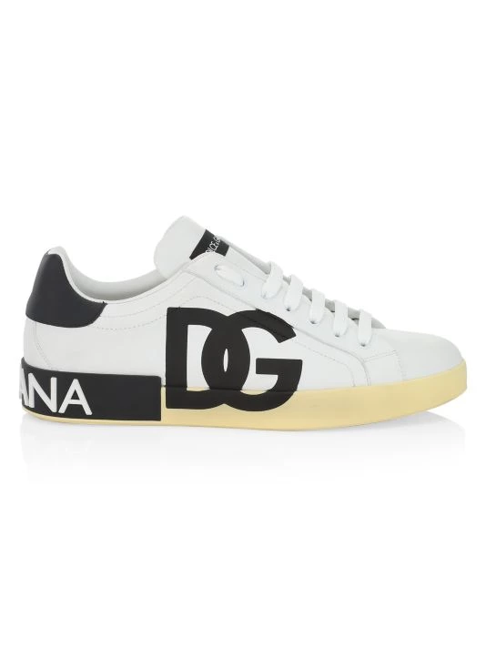 DOLCE&GABBANA Portofino Logo Sneakers For Men 3 DOLCE&GABBANA Portofino Logo Sneakers For Men
