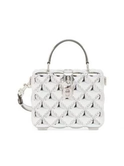 DOLCE&GABBANA Quilted Metallic Top Handle Bag